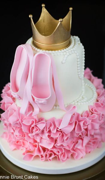 Princess and Pearls Birthday Cake