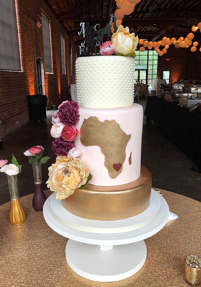 Africa Micro Wedding Cake